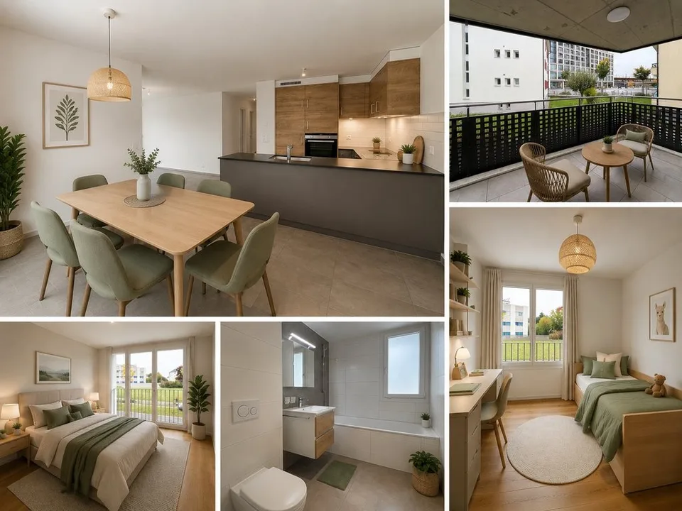 Appartement 3.5 pièces à CHF 1'950.-/mois charges comprises