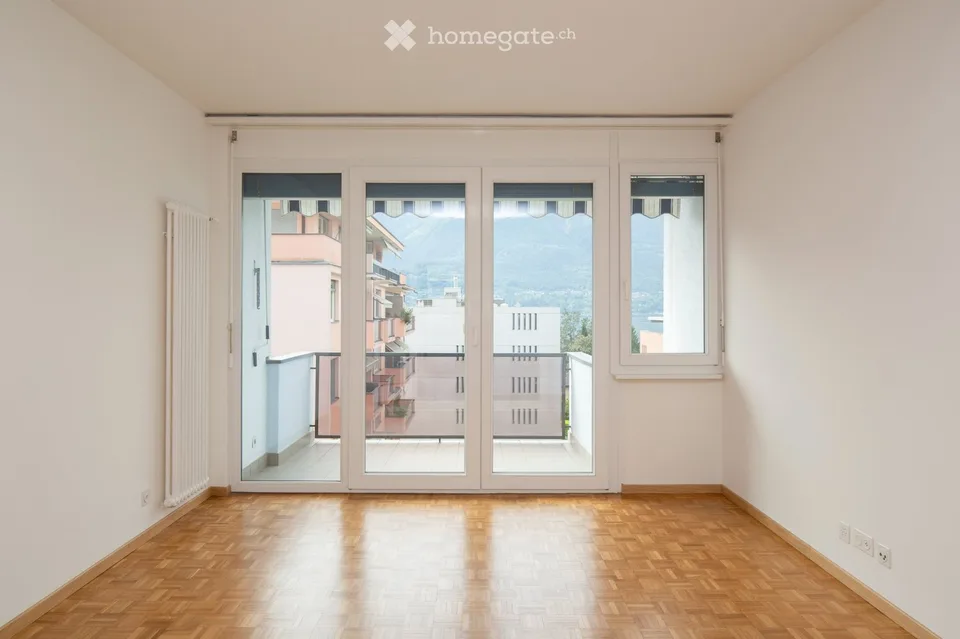 Zweieinhalb-Zimmer-Wohnung in strategischer Lage in Minusio