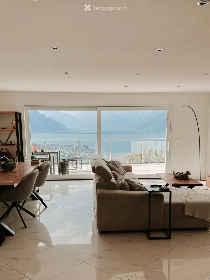 Magnifique appartement avec vue à Chardonne