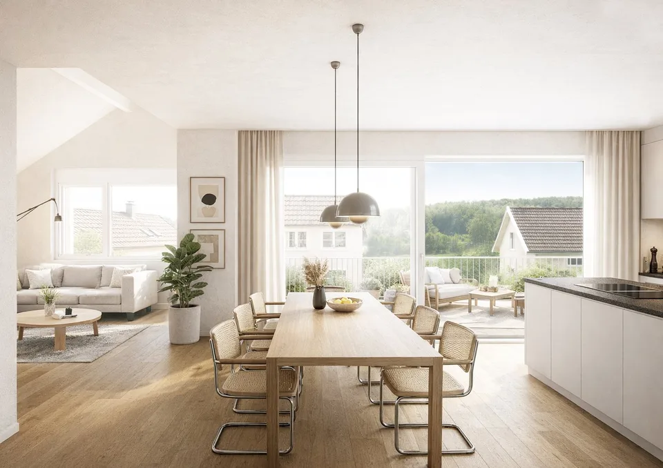 Wohnen mit Panorama – Lichtdurchflutete Maisonette (Haus B)