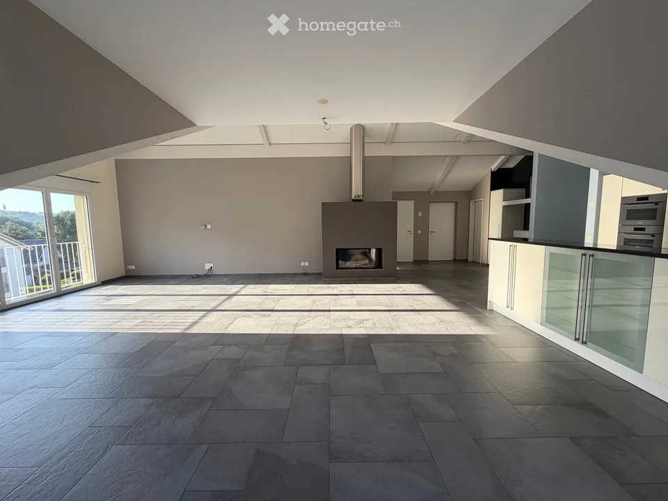 Exklusive 4.5-Zimmer-Dachwohnung mit 185 m² Wohnfläche, 48 m² Sonnenterrasse & direktem Liftzugang