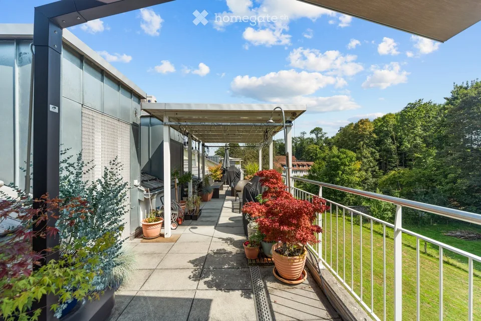 Von Privat: Grosszügige 4.5-Zimmer-Dachwohnung mit 48 m² Südterrasse – Foto 8 von 16