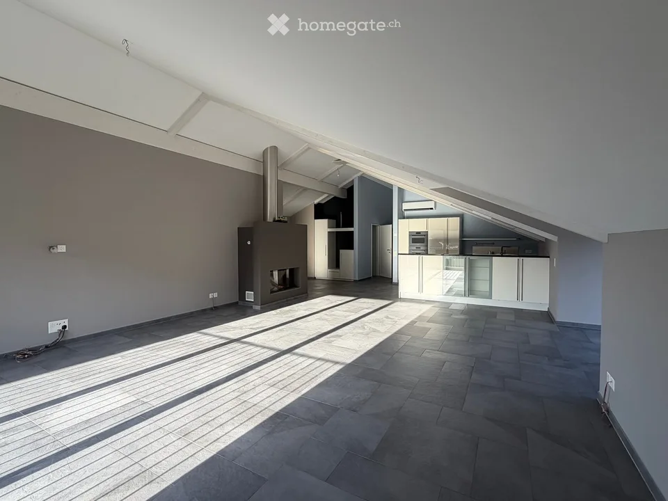 Exklusive 4.5-Zimmer-Dachwohnung mit 185 m² Wohnfläche, 48 m² Sonnenterrasse & direktem Liftzugang