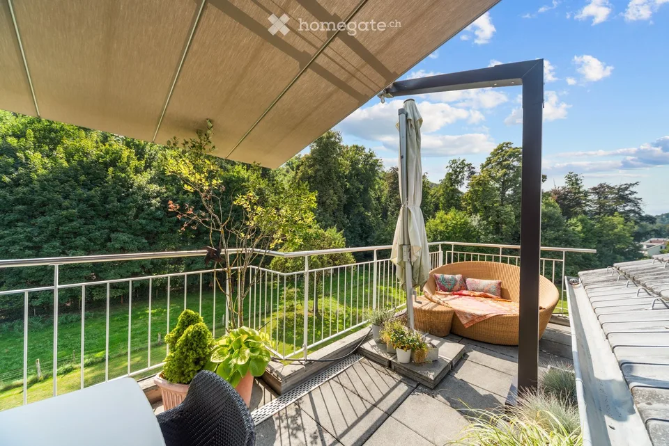 Von Privat: Grosszügige 4.5-Zimmer-Dachwohnung mit 48 m² Südterrasse – Foto 10 von 16