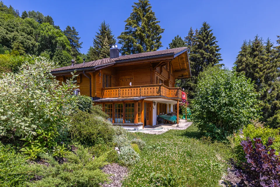 Chalet de charme au coeur d'un paysage préalpin grandiose