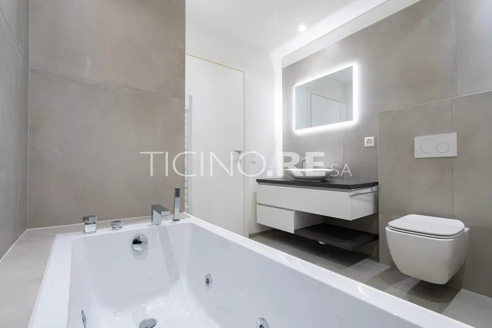 Lugano-Breganzona: Zu einem besonderen Preis ? Neue und helle 4,5-Zimmer-Wohnung mit großer Terrasse – Foto 10 von 13
