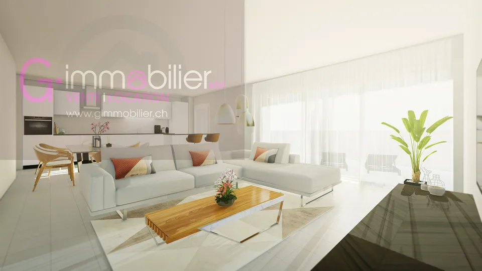 Nouvelle construction à Monthey -Appartements contemporains au coeur du quartier sous gare