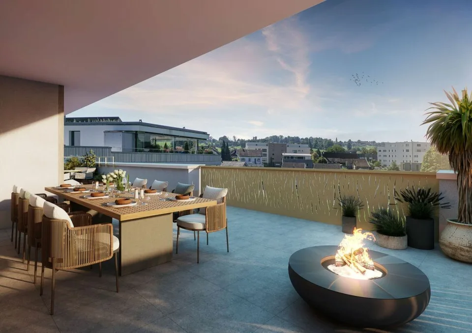 Neubauprojekt «Fliedergarten» - modernes Wohnen mit Stil und Nachhaltigkeit - hochwertige Obergeschosswohnung