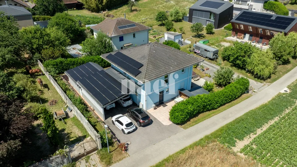 Lumineuse villa familiale de 5.5 pièces avec studio indépendant et spa