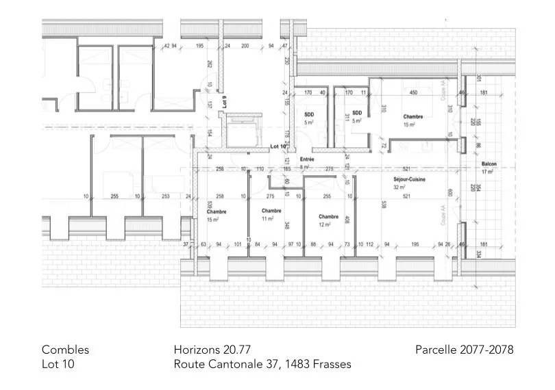 Estavayer / Frasses  Attique  Plus que 3 appartements disponibles