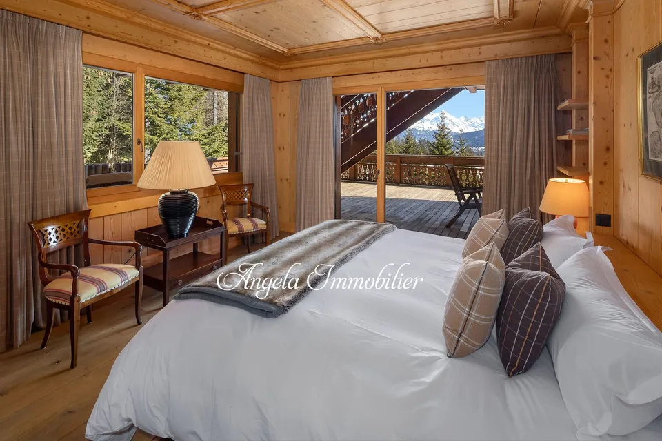 En exclusivité, Chalet d'exception à Crans-Montana, Plan-Mayen