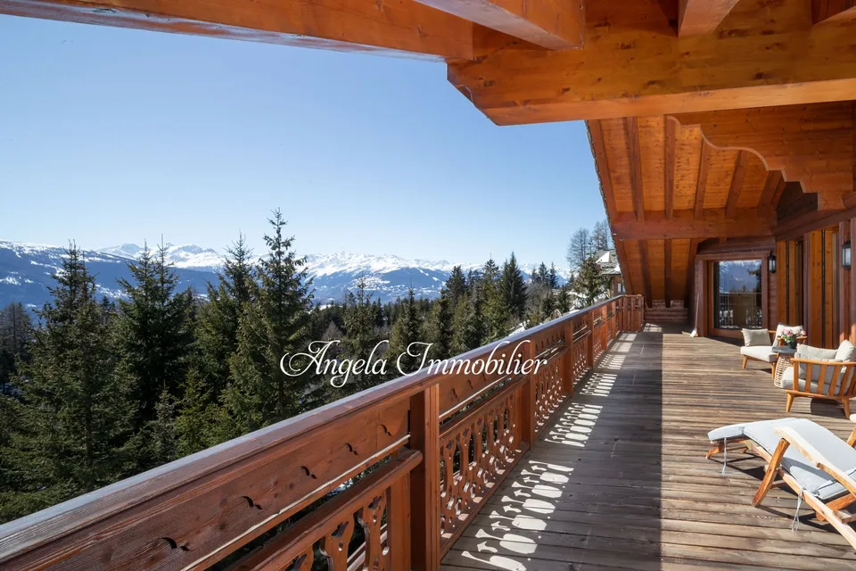 En exclusivité, Chalet d'exception à Crans-Montana, Plan-Mayen