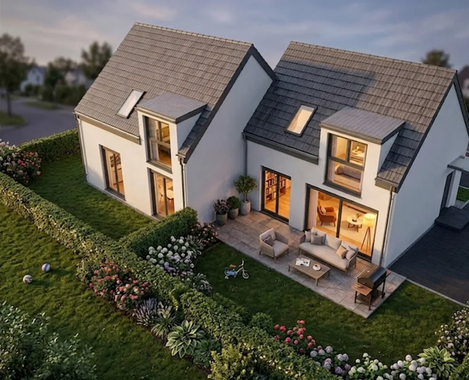 Projektankündigung: Moderne Doppelhaushälften in Hunzenschwil
