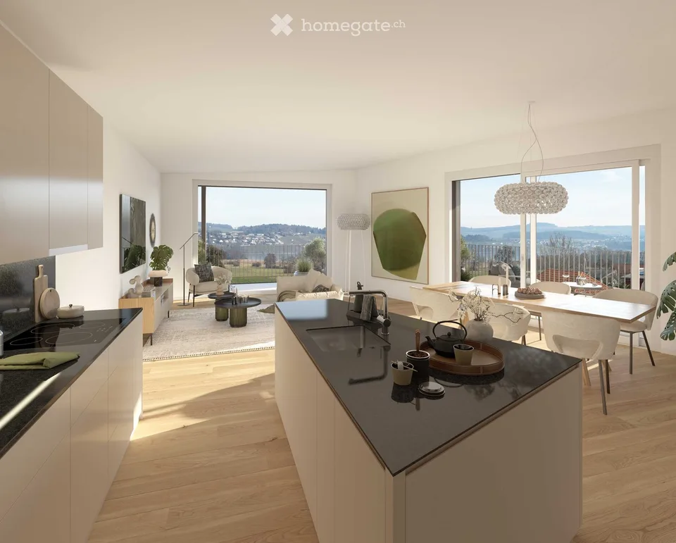 Appartamento moderno di 4,5 locali nuovo a Boniswil, vivere semplicemente nella bellezza – foto 6 di 8