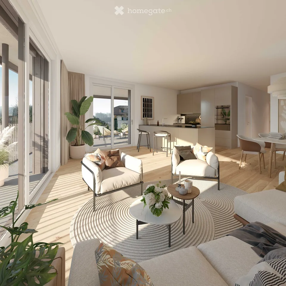Moderne 4.5-Zimmer-Neubauwohnung in Boniswil, einfach schön wohnen