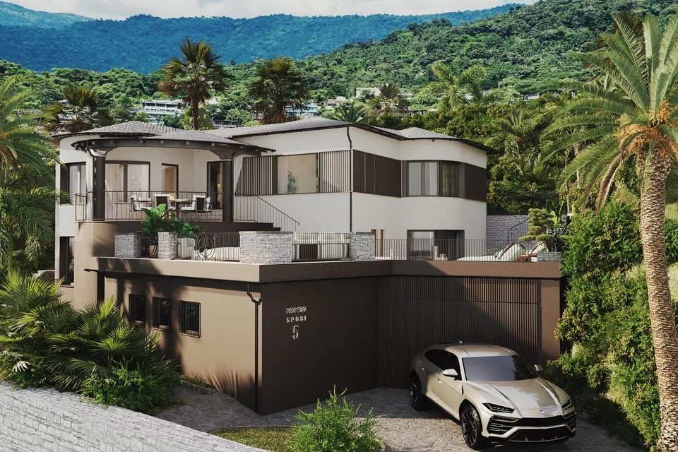 Villa Singola con Piscina e Vista Lago – Montagnola, Collina d’Oro (Lugano)