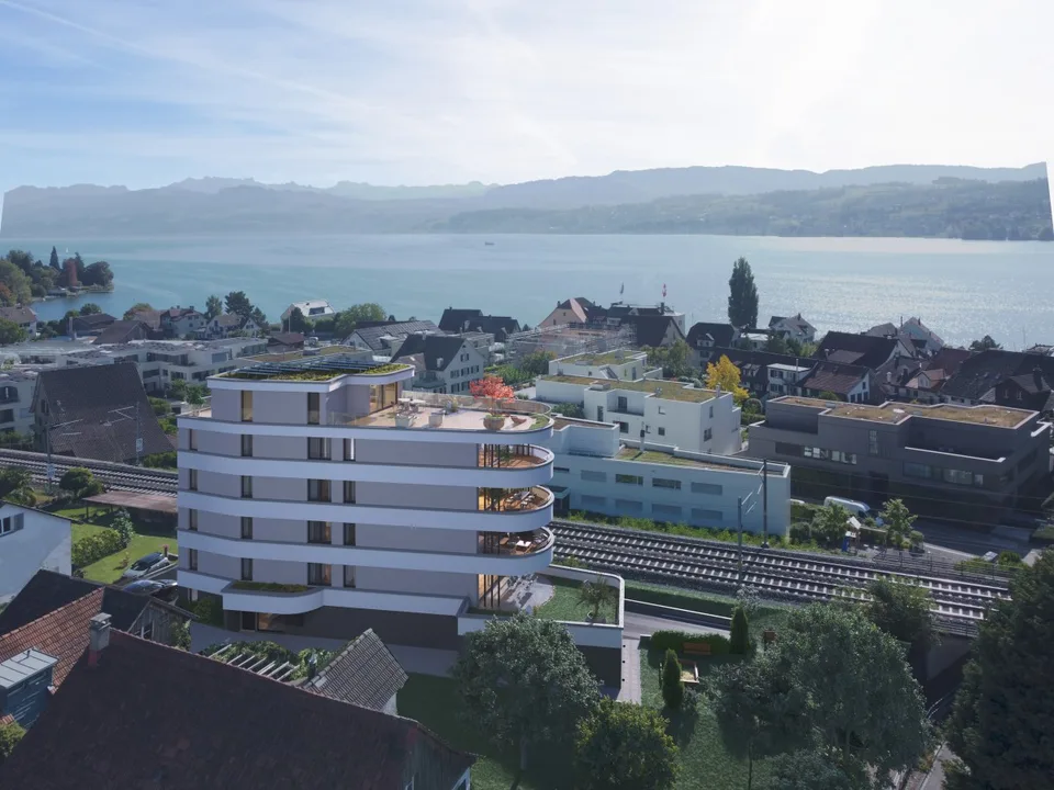 Baufreigabe Erteilt: 4.5/5.5 Zimmerwohnung mit See- und Bergsicht i...