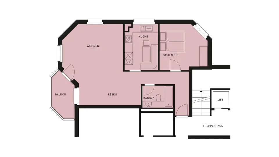 RESERVED Charming 2.5-room apartment – photo 13 of 13