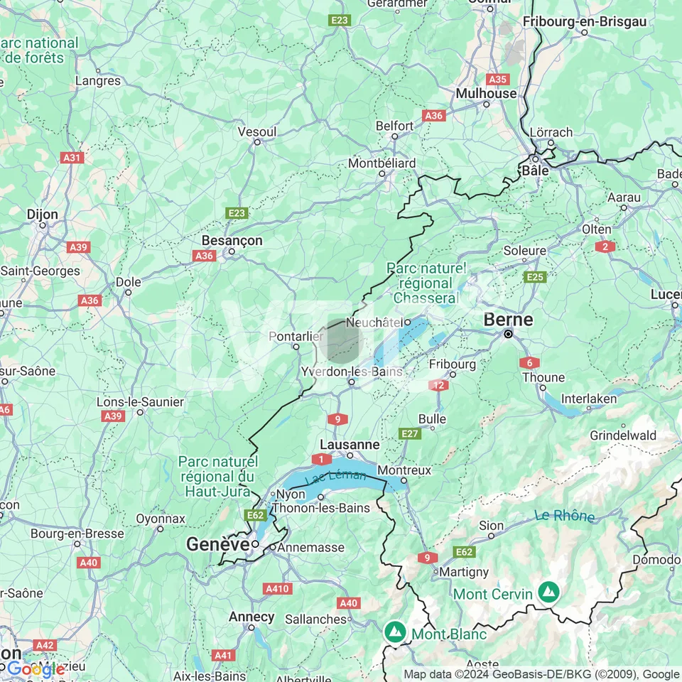 Industrial land of 7350 m2 for sale near Val-de-Travers