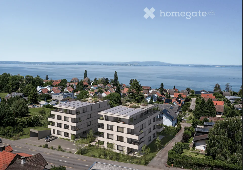 Neubau-Wohnungen in moderner Bauqualität mit Seeblick