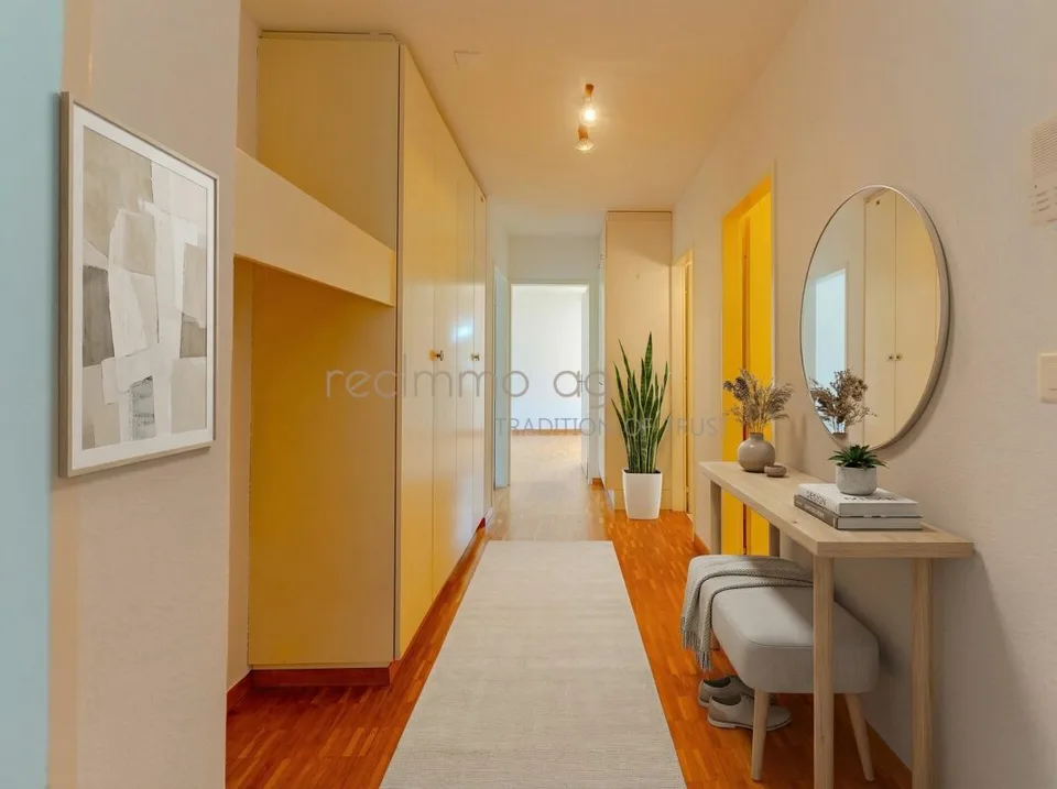 4.5-Zimmer-Wohnung mit Balkon und attraktivem Ausbaupotenzial