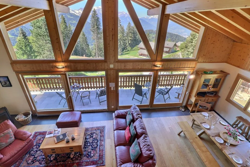 Chalet mit Panoramablick auf die Alpen - 5 Zimmer