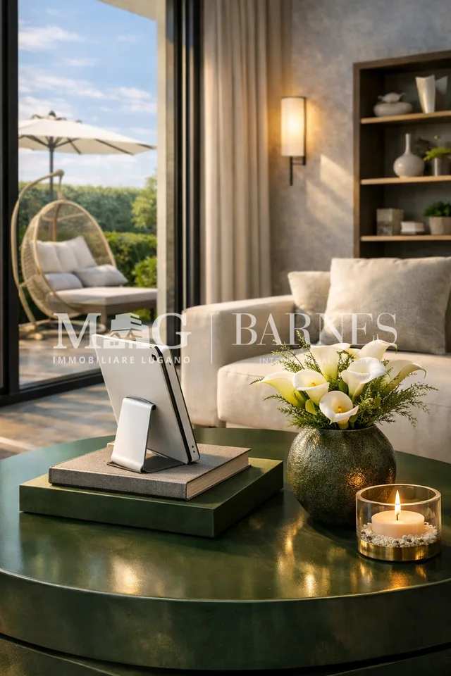 Lugano, Pregassona: New 5.5-room apartment with garden and view