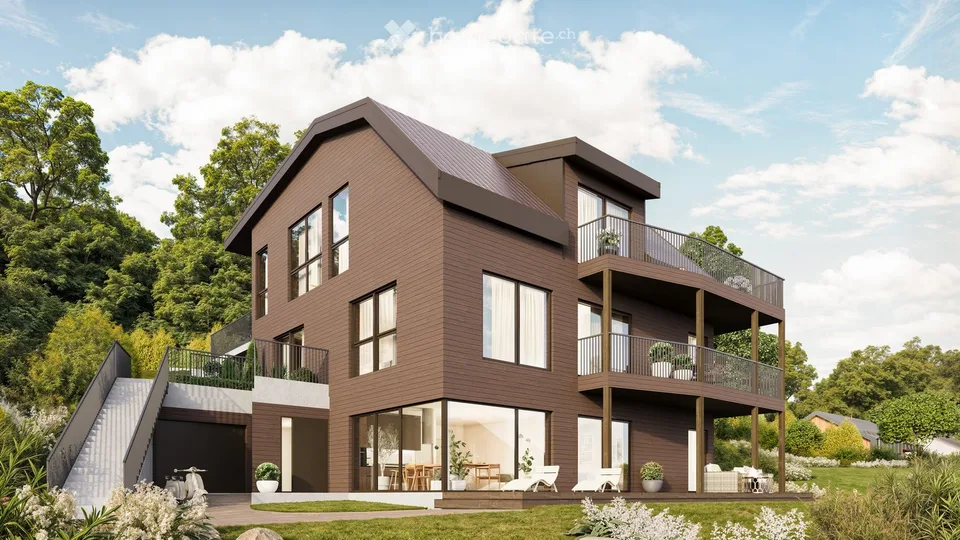 Jurapark Living : vivre avec style ! Une autre appartement disponible au rez-de-chaussée et à l'étage supérieur