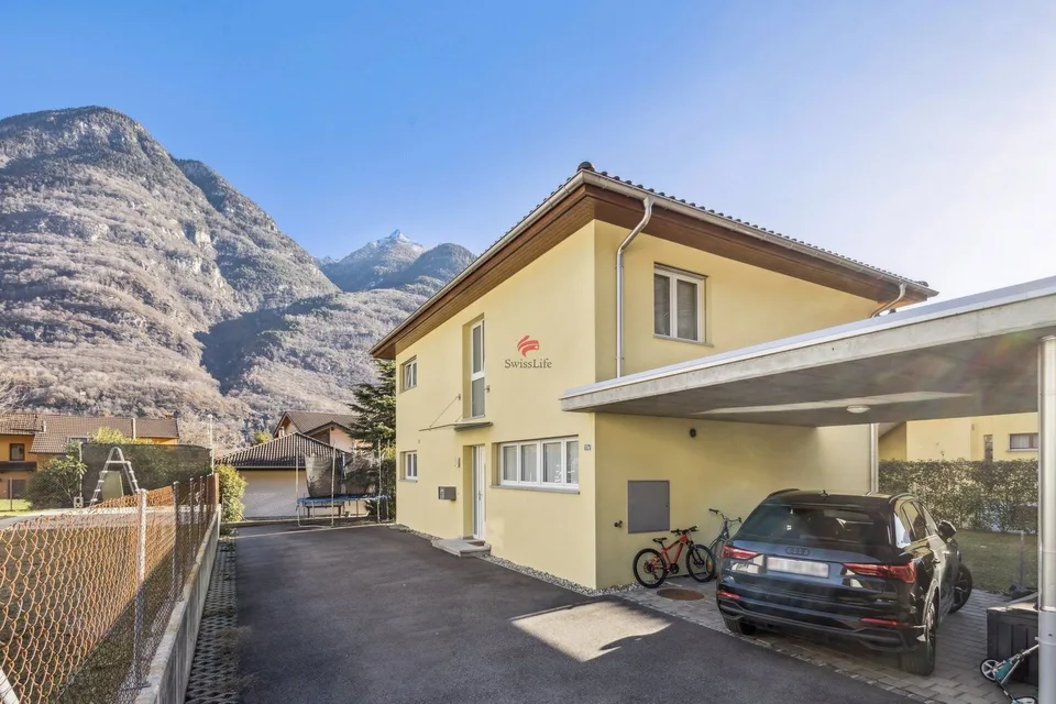 A 15 minuti da Bellinzona tanto spazio per la vostra famiglia!