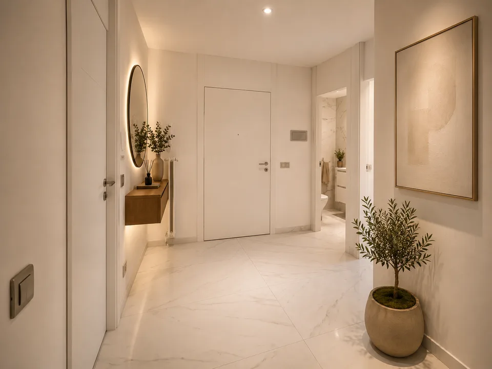 Elegantes 4-Zimmer-Apartment komplett renoviert mit Terrasse, Garage und privatem Park