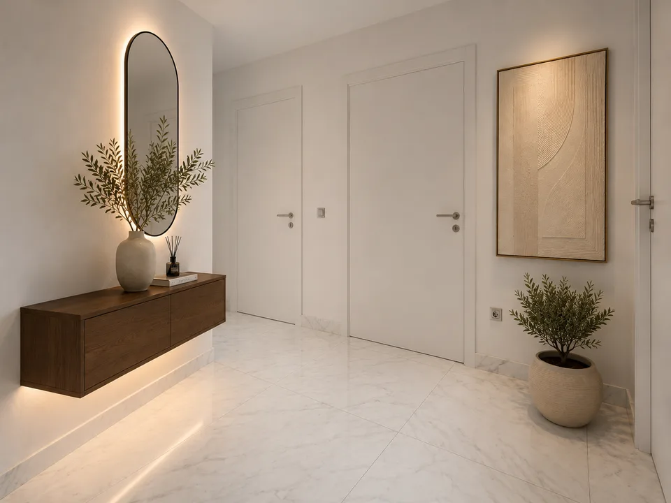 Elegantes 4-Zimmer-Apartment komplett renoviert mit Terrasse, Garage und privatem Park