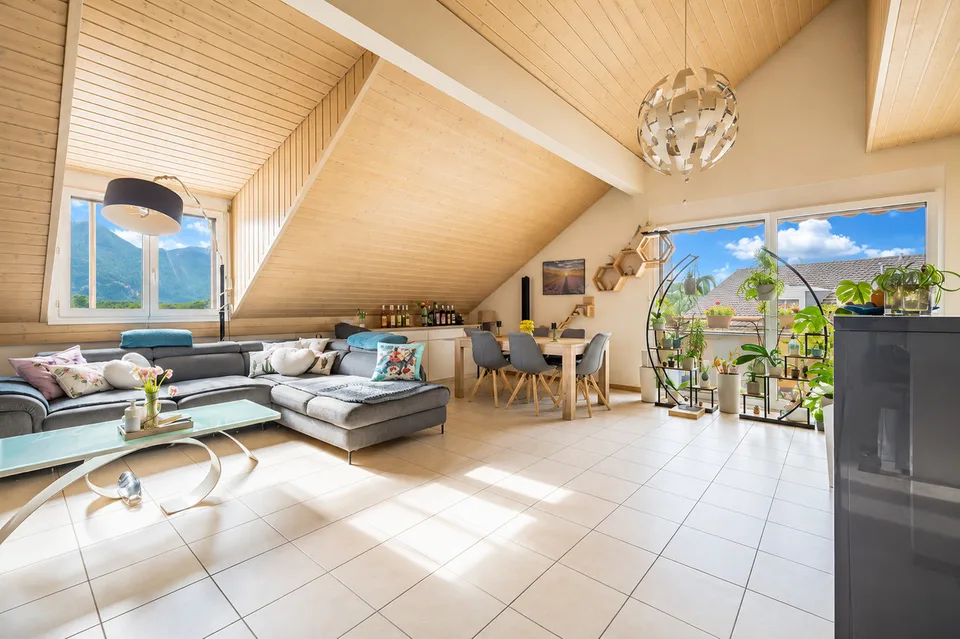 Bel appartement mansardé de 3.5 pièces