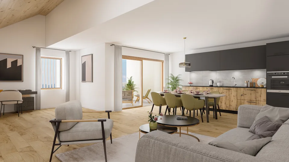 Appartements en PPE dans une ferme en cours de réhabilitation