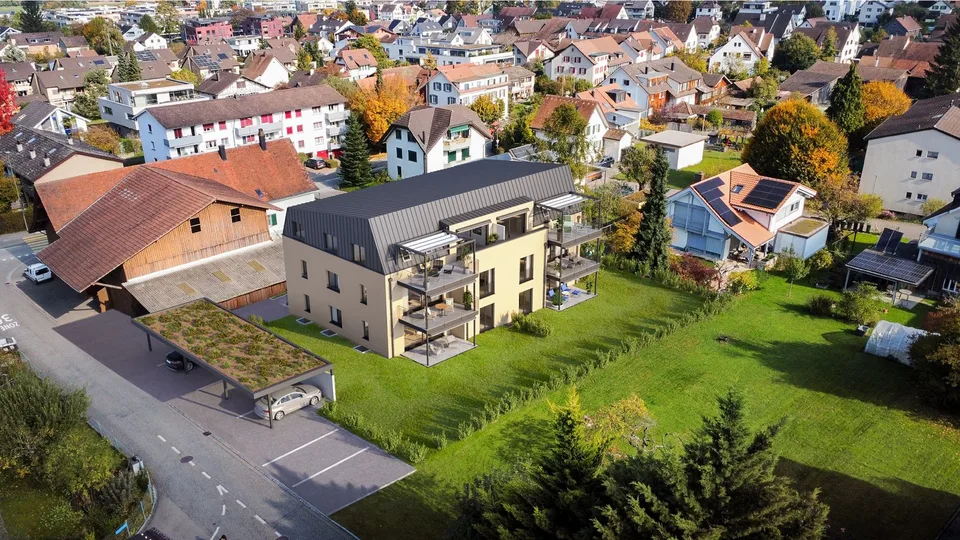 New building: 4.5-room apartment with spacious balcony or garden in Ettingen