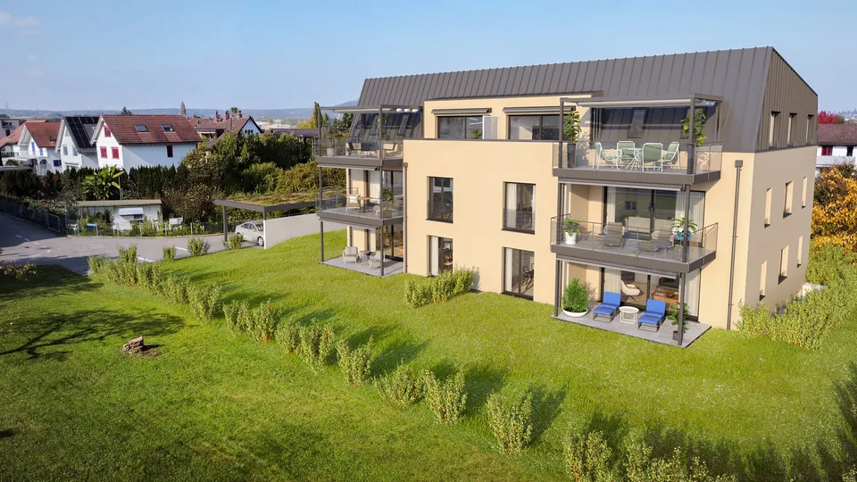 Neubau: 4.5-Zimmer-Wohnung mit grosszügigem Balkon oder Garten in Ettingen