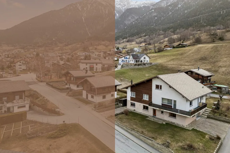 4.5-Zimmer-Gartenwohnung mit Top-Aussicht