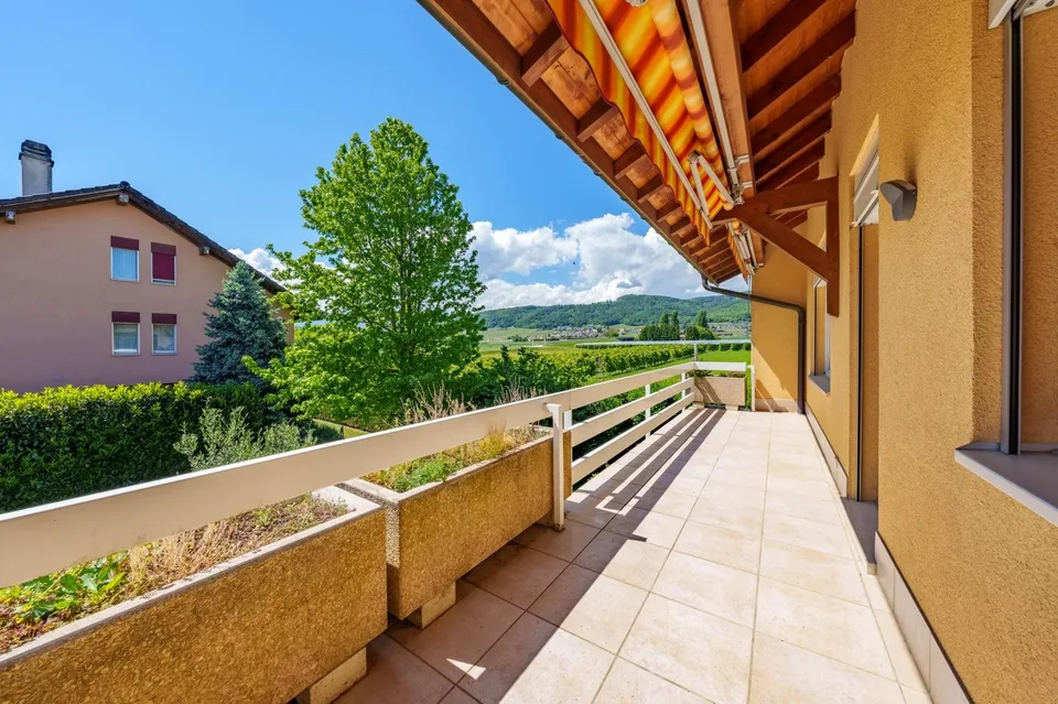 Duplex-Penthouse mit 5,5 Zimmern in Bursinel