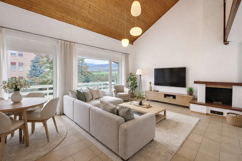 Duplex-Penthouse mit 5,5 Zimmern in Bursinel