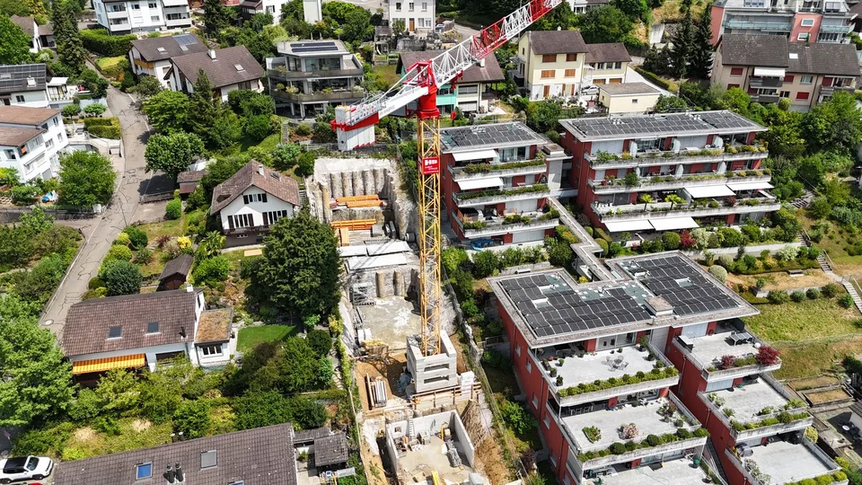 Démarrage de la construction – Maisons familiales exclusives Minergie-P – photo 21 sur 21