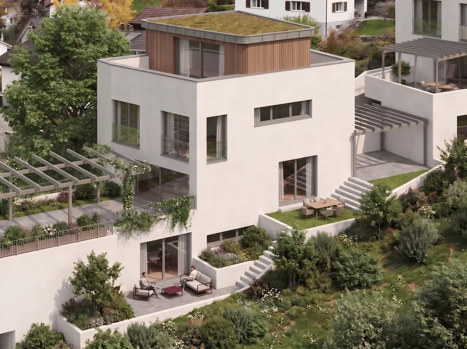 Baustart erfolgt – Exklusive Minergie-P-Einfamilienhäuser