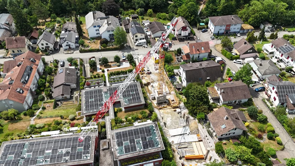 Démarrage de la construction – Maisons familiales exclusives Minergie-P – photo 20 sur 21