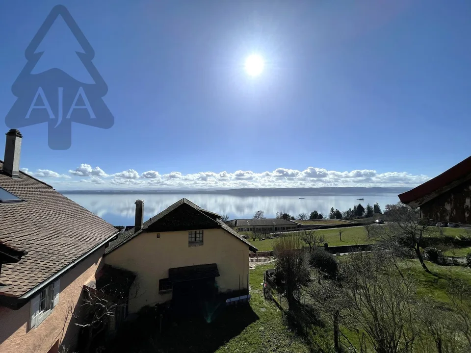 St-Aubin-Sauges, spacieux appartement de 4,5 pièces (121 m2) avec jardin privatif (53 m2), garage