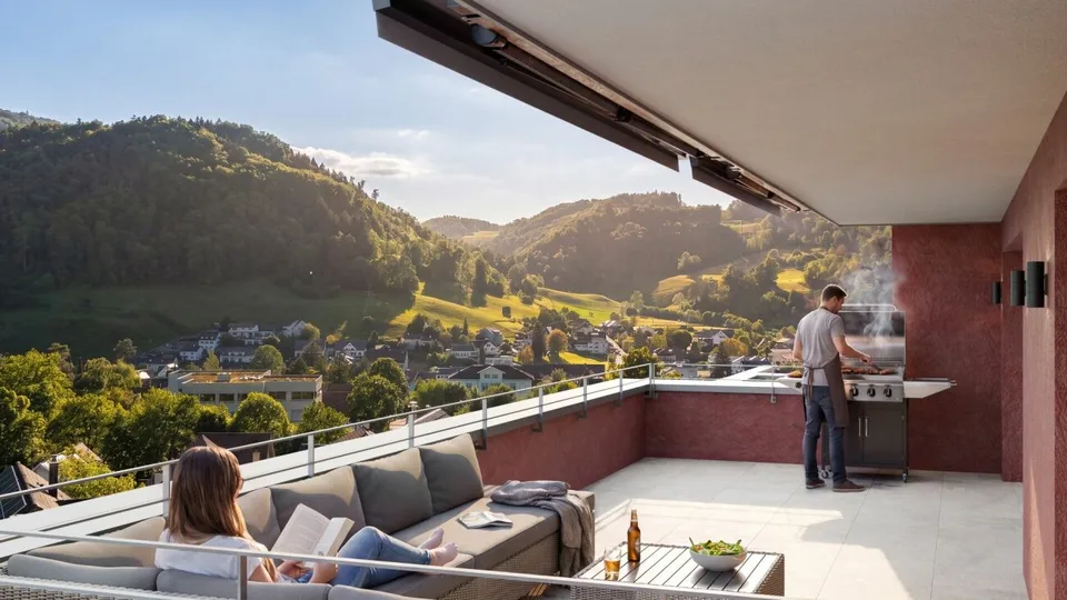 Neubau 4.5-Attika Wohnung mit Panoramablick