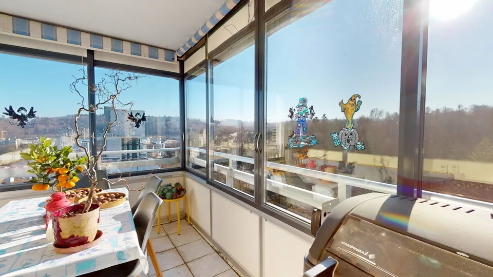 Sehr sonnige Wohnung mit Aussicht – Foto 6 von 13