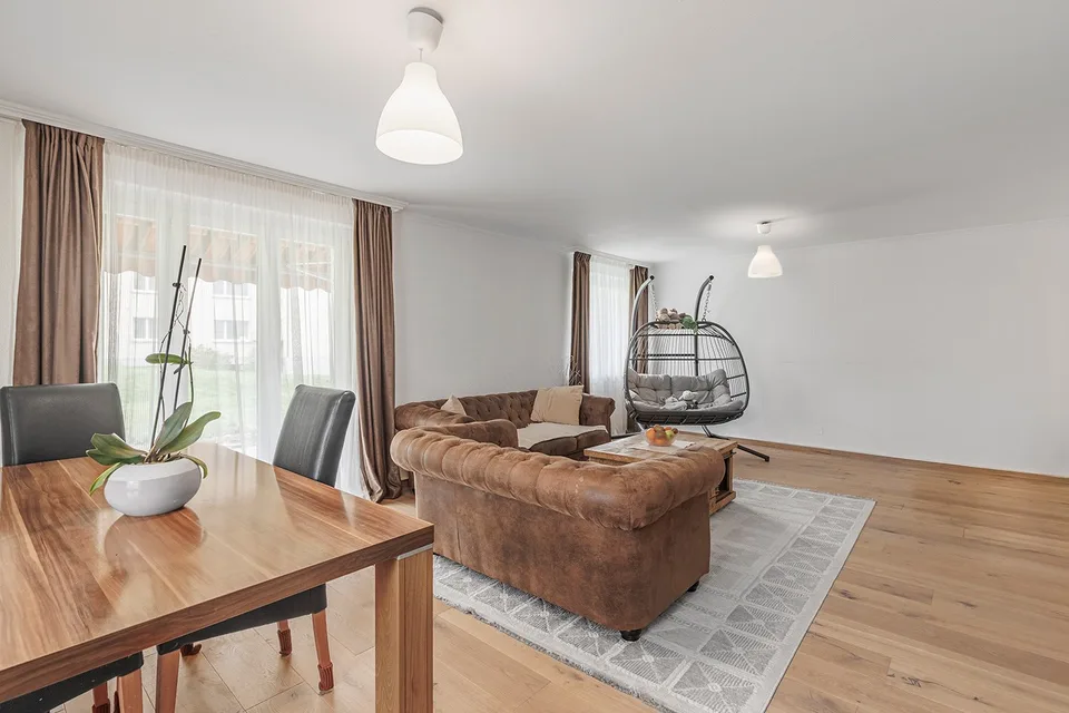 Your new home with garden seating