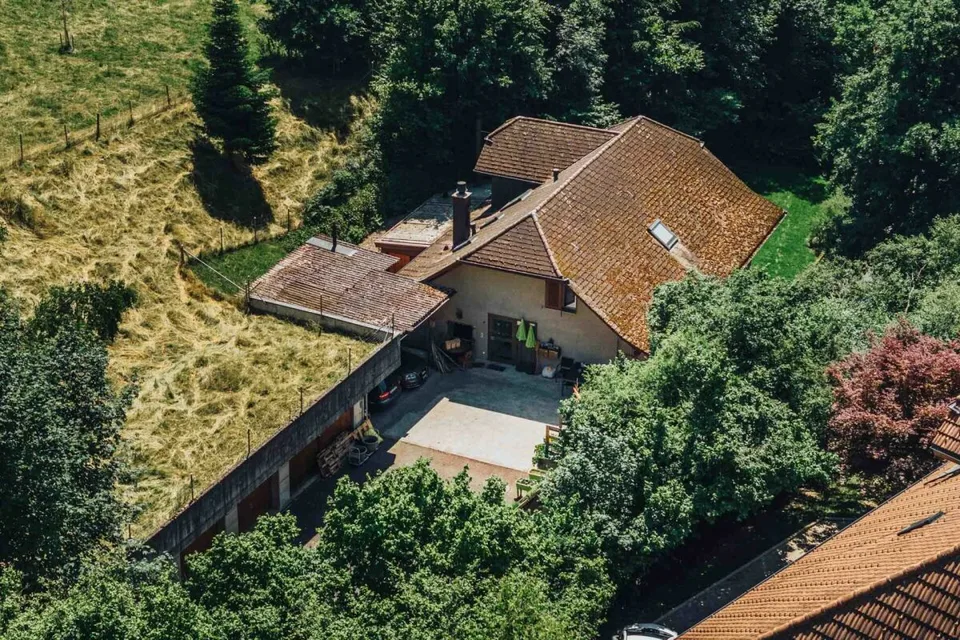 3-Party MFH with many ancillary rooms + garages