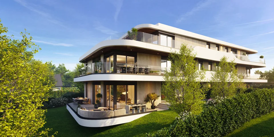 Appartements de standing avec jardin à Vésenaz