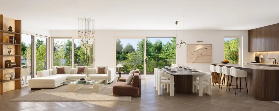 Appartements der gehobenen Klasse mit Garten in Vésenaz
