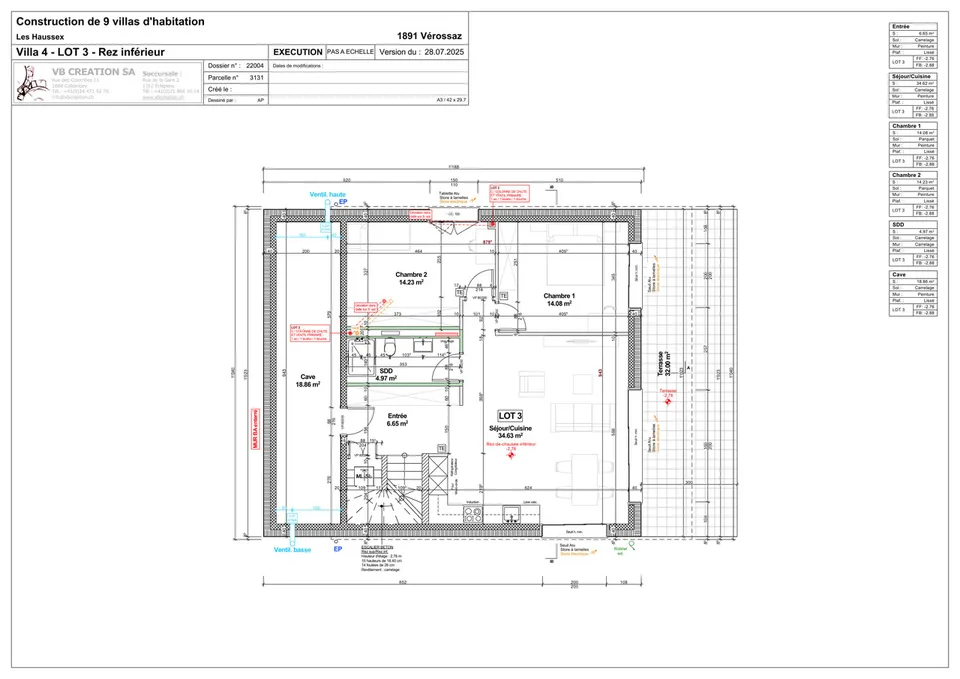 Prächtige 3,5-Zimmer-Wohnung in Vérossaz