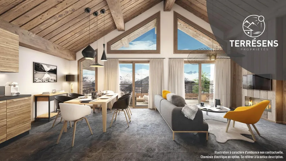 APPARTEMENT T4 DUPLEX - RÉSIDENCE LE CAPRICE BLANC À LA TOUSSUIRE